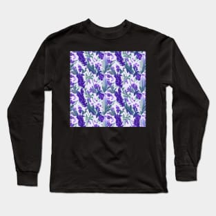 Lavender Pattern Long Sleeve T-Shirt